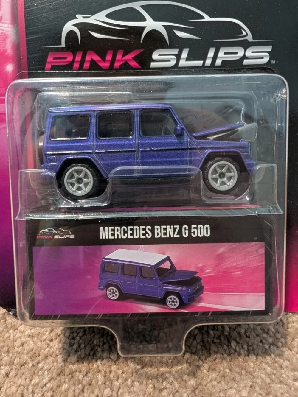 NWT Jada pink slips car Mercedes Benz G 500